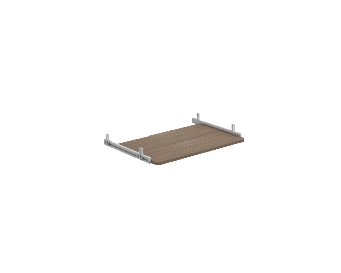 Porta Teclado Laminado Corredizo 50 x 22 cm