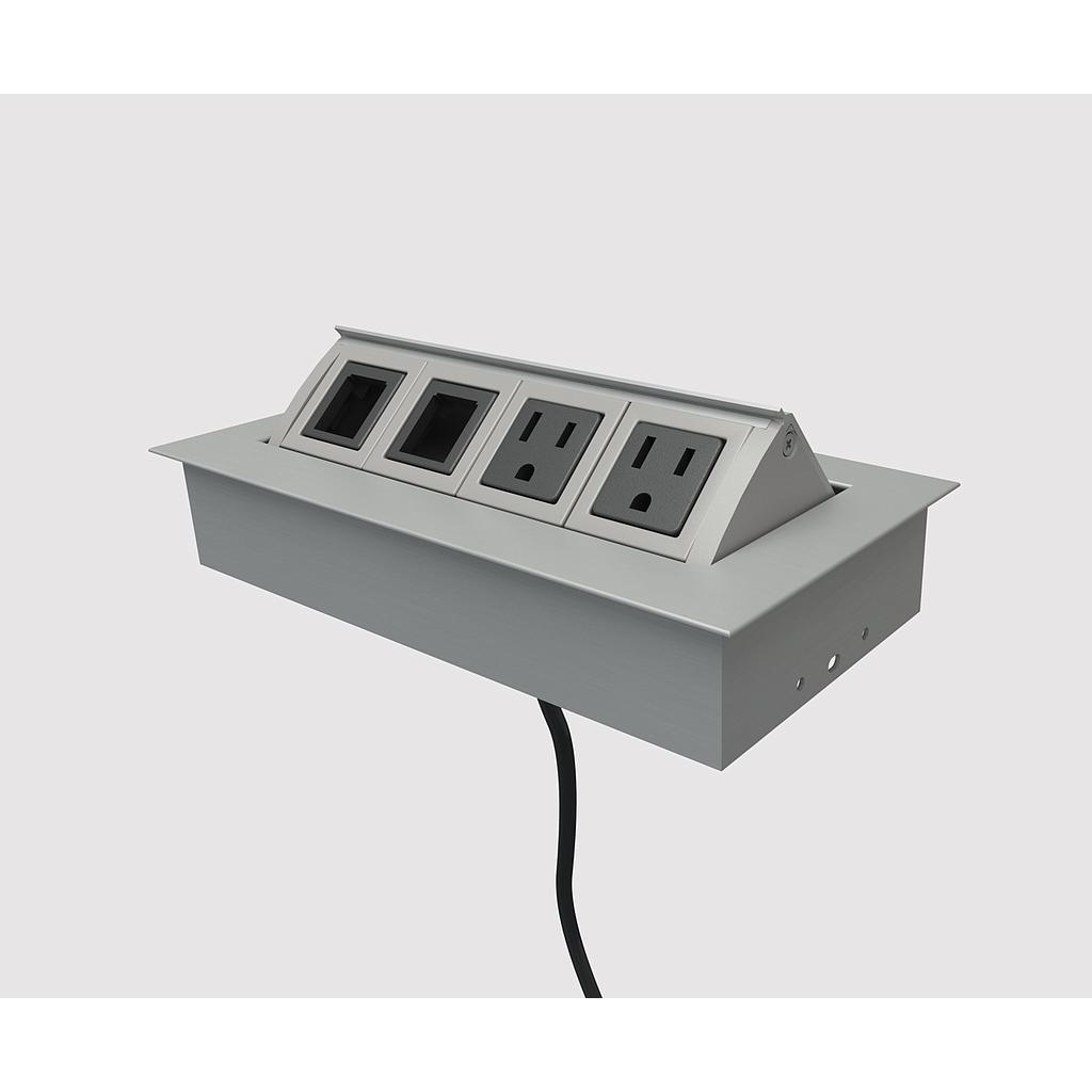 Multicontacto MHO 2 Tomas/2 Vacios 180 cm