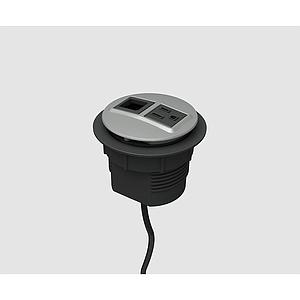 Multicontacto Node (2.0) 1 Toma/1 Vacio 180 cm