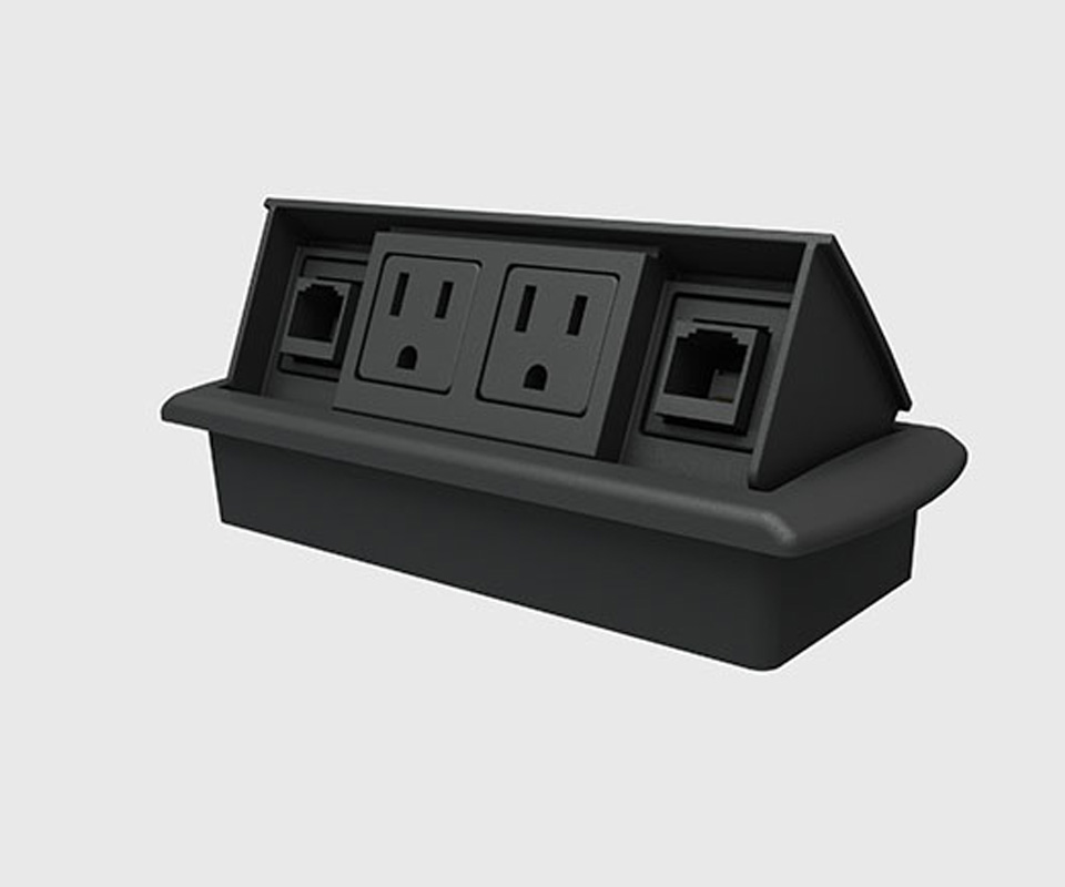 Miniport 2 power, 2 open data 72&quot; cord