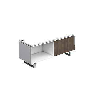 Credenza one sliding door 60 x 20 x 24" G Connect