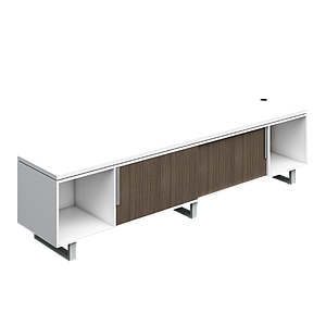 Credenza 2 Puertas Corredizas Centrales 240 x 52 x 60 cm G Connect CN