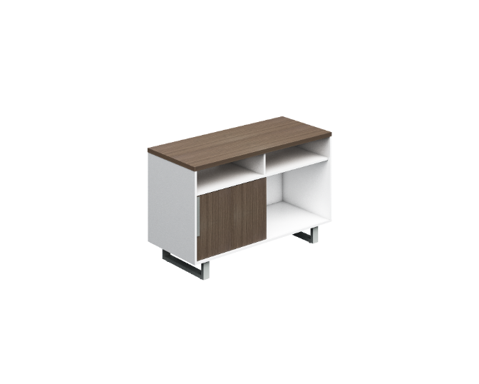 Credenza one sliding door w/pigeon holes 48 x 20 x 30&quot; G Connect LPL