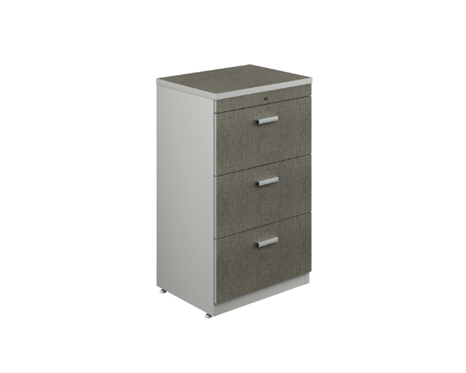 Archivero Hor. 3 Gavetas 60 x 47 x 107 cm Kenza