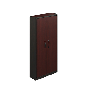 Librero Alto 4 Entrepaños c/Puertas Completas 84.4 x 30 x 181.6 cm Spazio