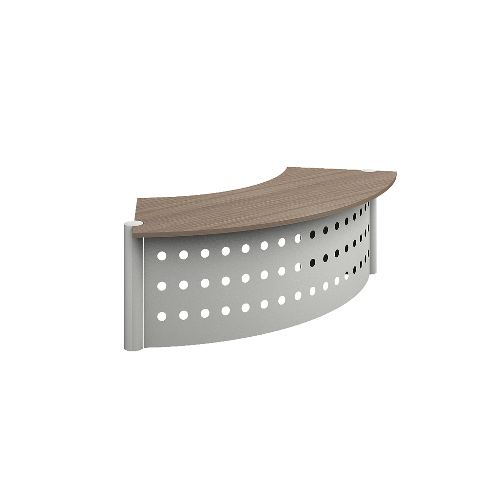 Modulo Recepcion Curva 236 x 94 x 75 cm Prime