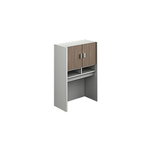 Librero s/Archivero Hor. Puertas Superiores 73 x 35 x 105 cm Prime