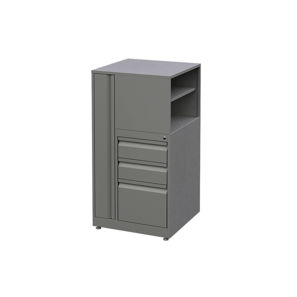 Open Side Wardrobe (Metal) 24 x 24 x 45&quot;