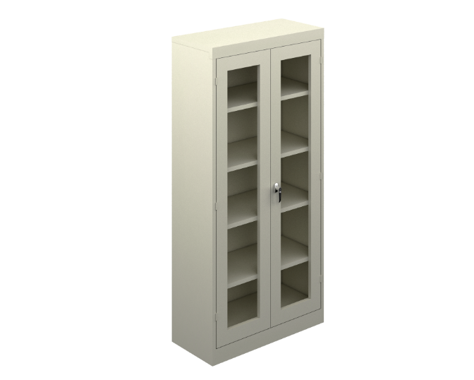 Acrylic door steel cabinet 34 x 15 x 71&quot;