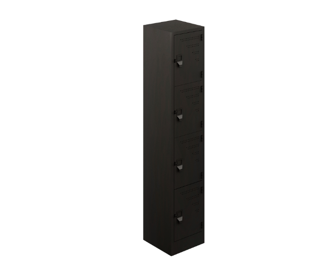 4-door 3B locker 24 gauge 14 x 14.5 x 72&quot;