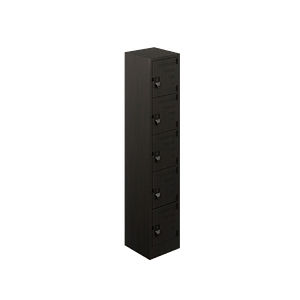 5-door 3B locker 24 gauge 14 x 14.5 x 72"
