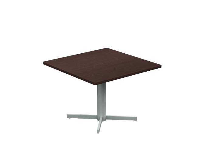 Mesa Break Cuadrada Base Cruz 105 x 105 x 75 cm AP