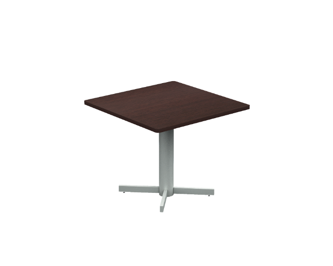 Mesa Break Cuadrada Base Cruz 90 x 90 x 105 cm BP