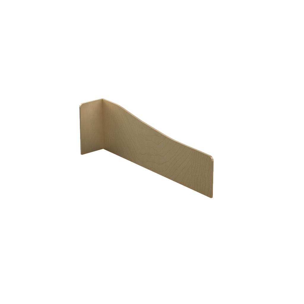 Peninsula L group screen 55 x 15.5 x 11.5&quot; 3MM Cyber