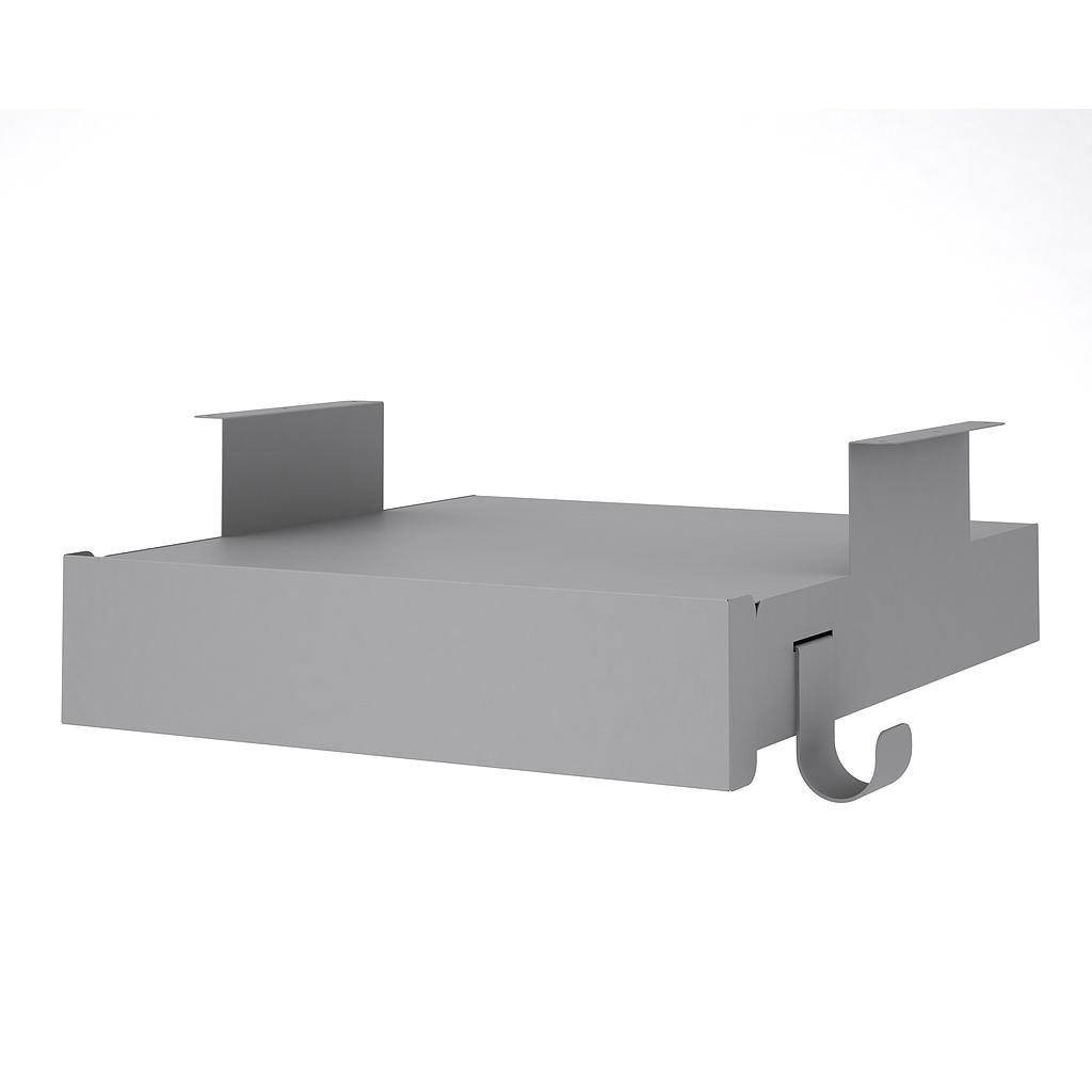 Metal drawer w/bag hanger