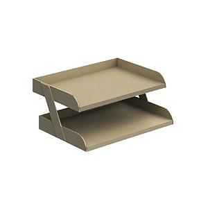 Charola Papelera 2 Niveles Metalica 36 x 26 x 15 cm Nova