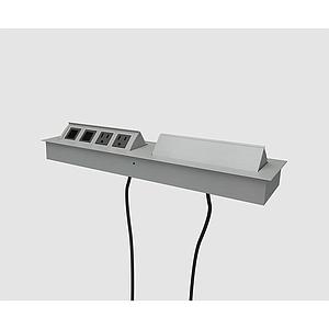 Multicontacto MS2 2 Tomas/2 Vacios 180 cm