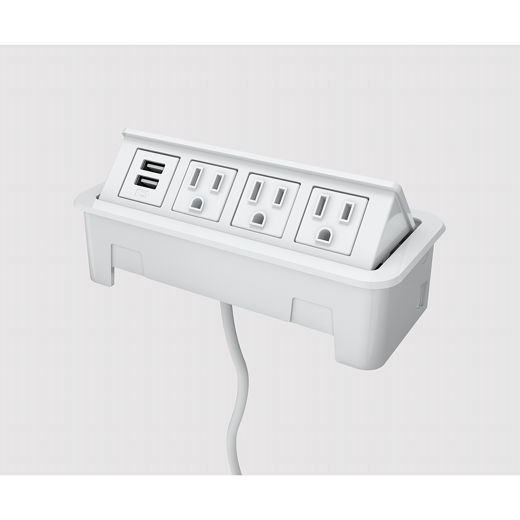 Nacre 3 power, 1 USB A+C 120&quot; cord