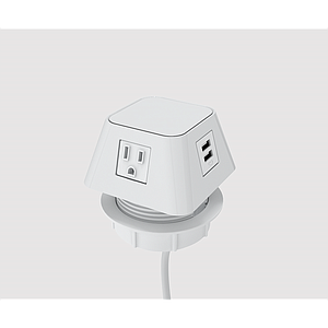 Moire 3 power, 1 USB A+C 120" cord