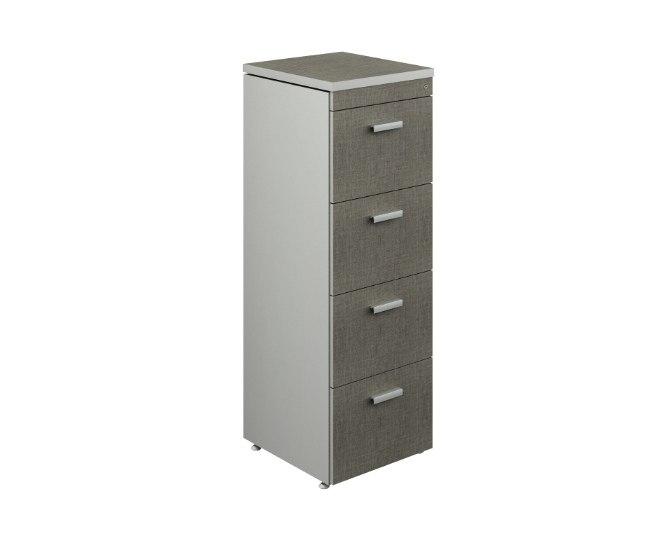 4-Drawer vertical file 16 x 19 x 55&quot; Kenza