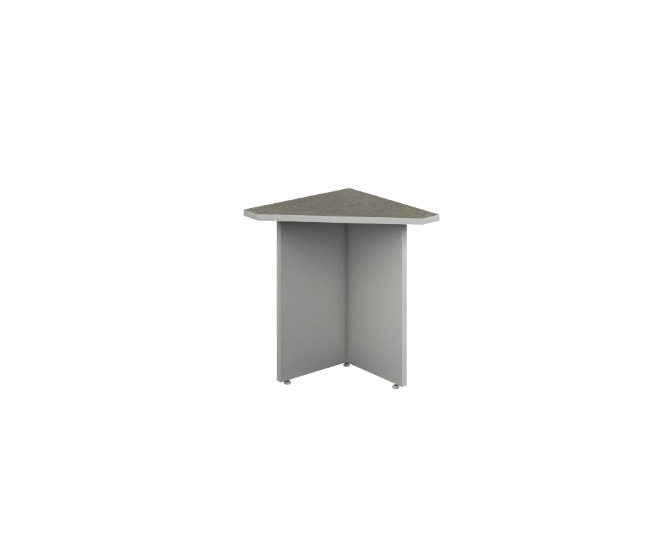 Triangular corner table for modular conference table 28 x 28 x 30&quot; Kenza