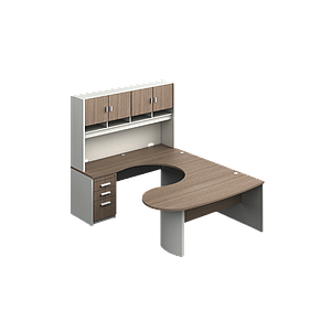 U-group with hutch 72 x 96 x 72" Prime
