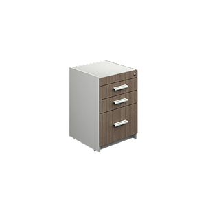 Pedestal 3 Gavetas 48 x 48 x 72 cm Prime
