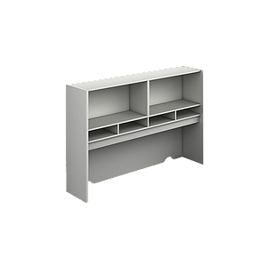 Librero s/Credenza Abierto con Papelera 163 x 35 x 105 cm Prime