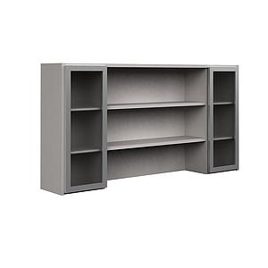 Librero s/Credenza c/Entrepaños y 2 Puertas Acrilico 208 x 35 x 105 Prime