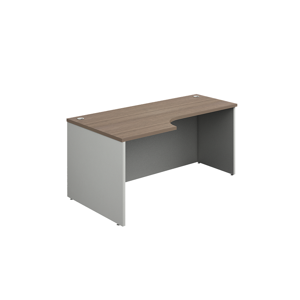 Extended corner credenza with full modesty 72 x 36 x 30&quot; Prime