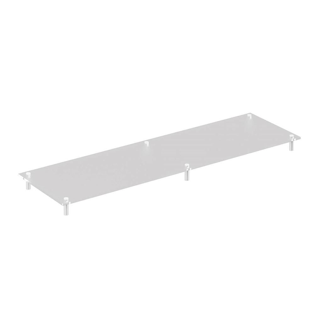 Glass counter worksurface 14 x 48&quot;