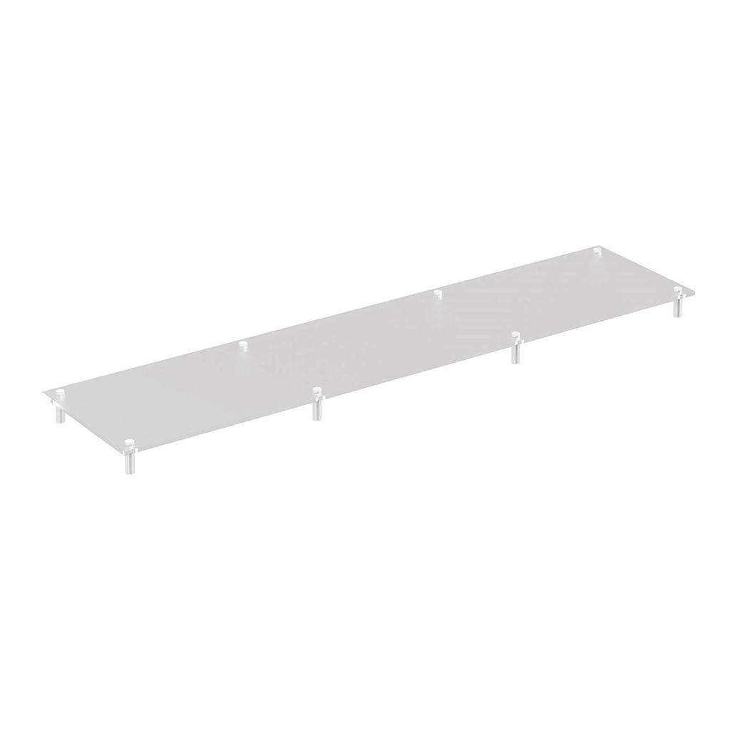 Glass counter worksurface 14 x 60&quot;