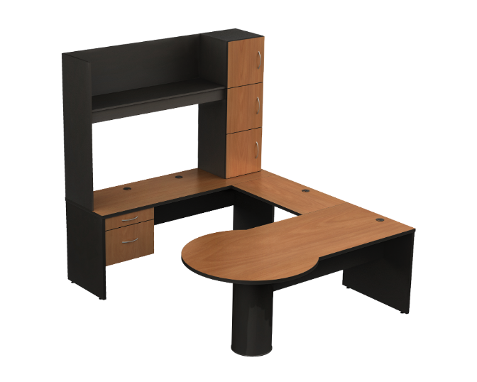 U-group with hutch 71 x 92.5 x 76.5&quot; Volt