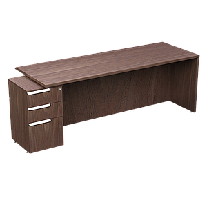 Pedestal supported desk 89 x 30 x 30" Bento