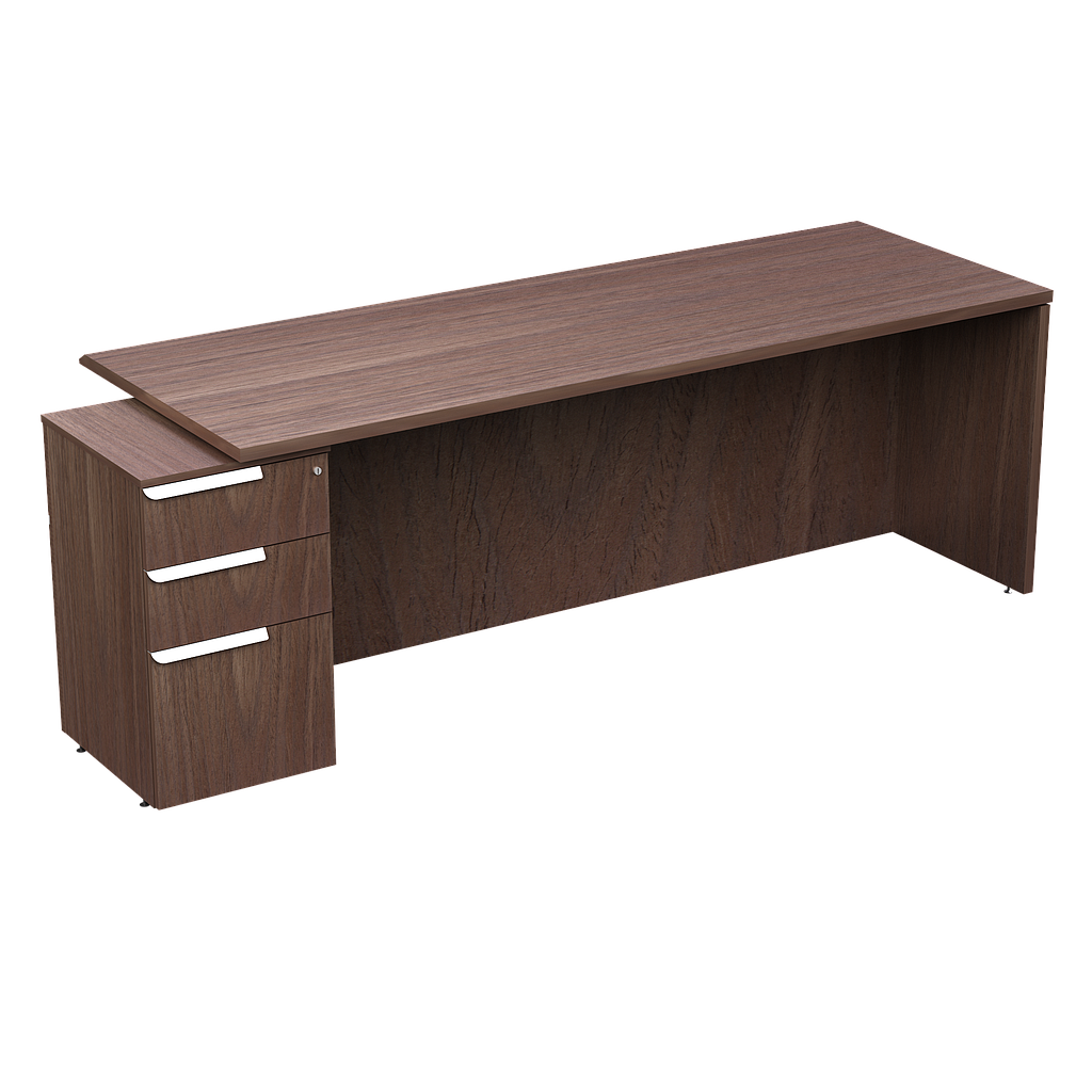 Pedestal supported desk 89 x 30 x 30&quot; Bento