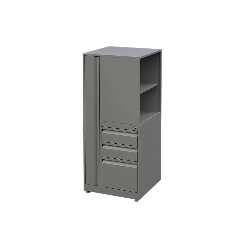 Open Side Wardrobe (Metal) 24 x 24 x 55&quot;