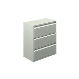 3-Drawer lateral file cabinet 36 x 19 x 40" Arka