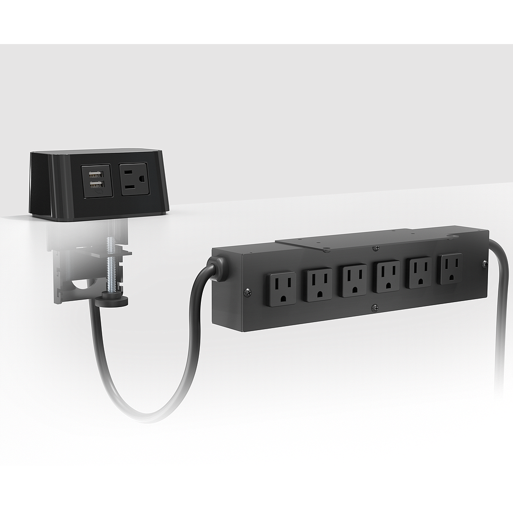 Hydra Standard, 6 Power, Straignt Cord, Burele,